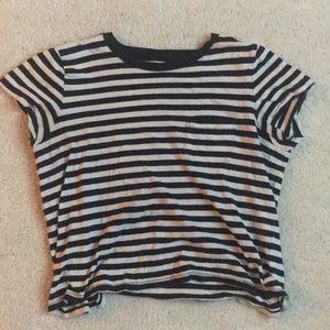 Black and white striped t-shirt